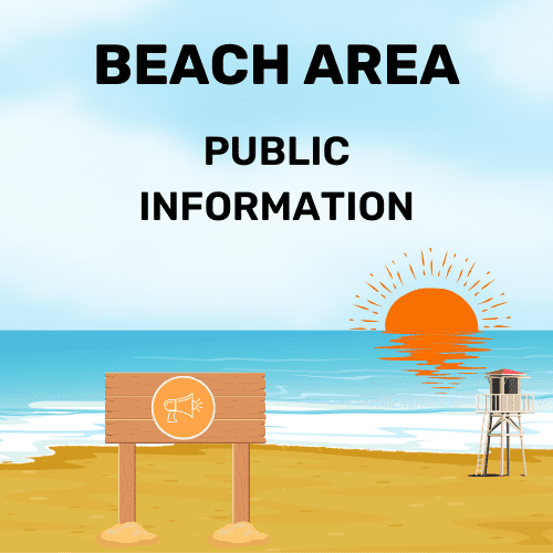 Beach Area Public Information