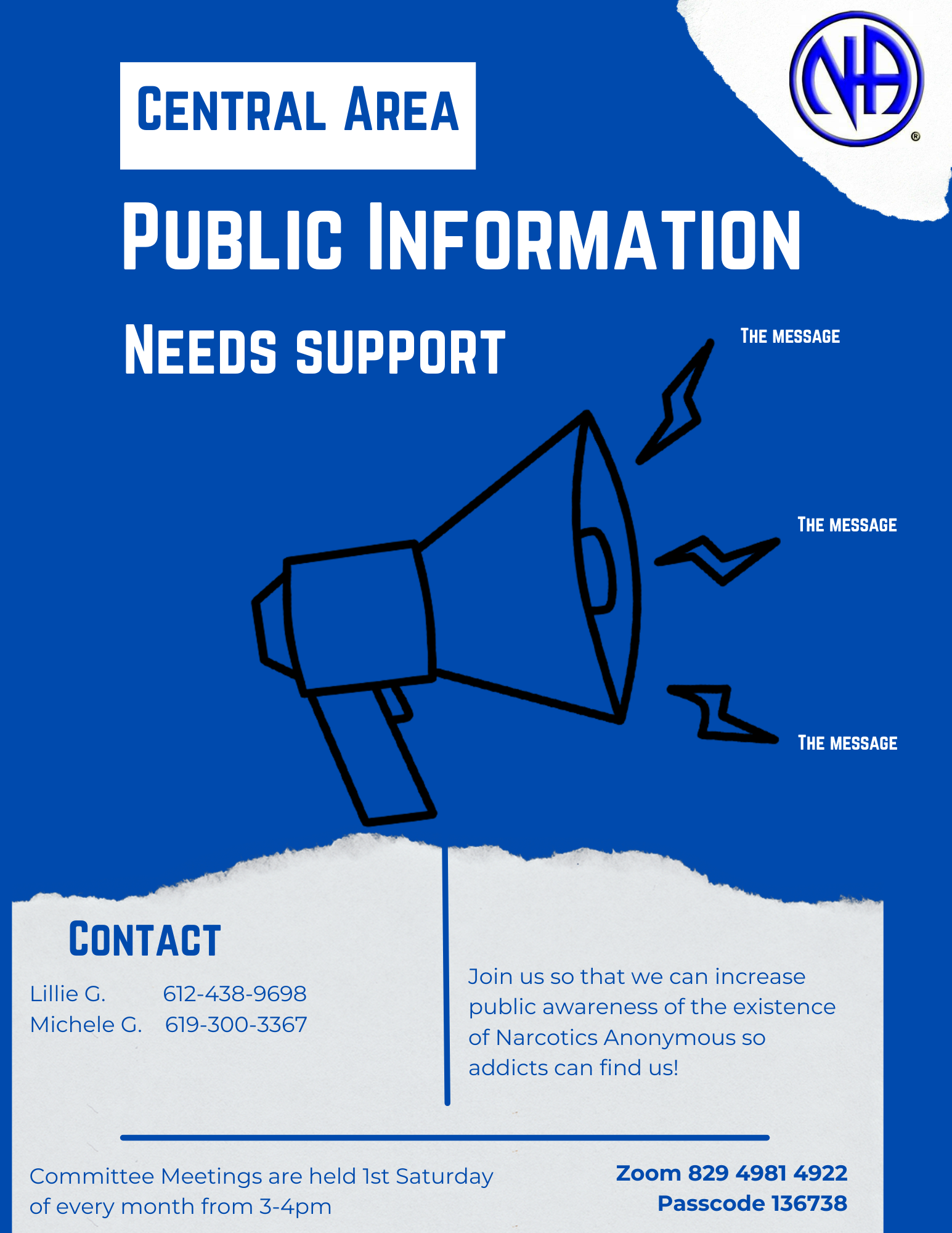 Central Area Public Information Needs Support